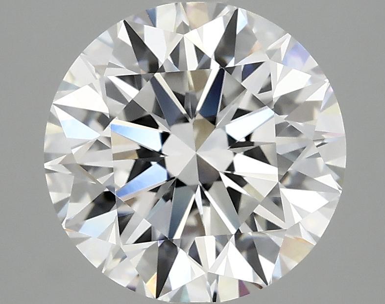 3.09 Carat Round Shaped Excellent Cut VVS2 IGI Certified Lab Grown Diamond