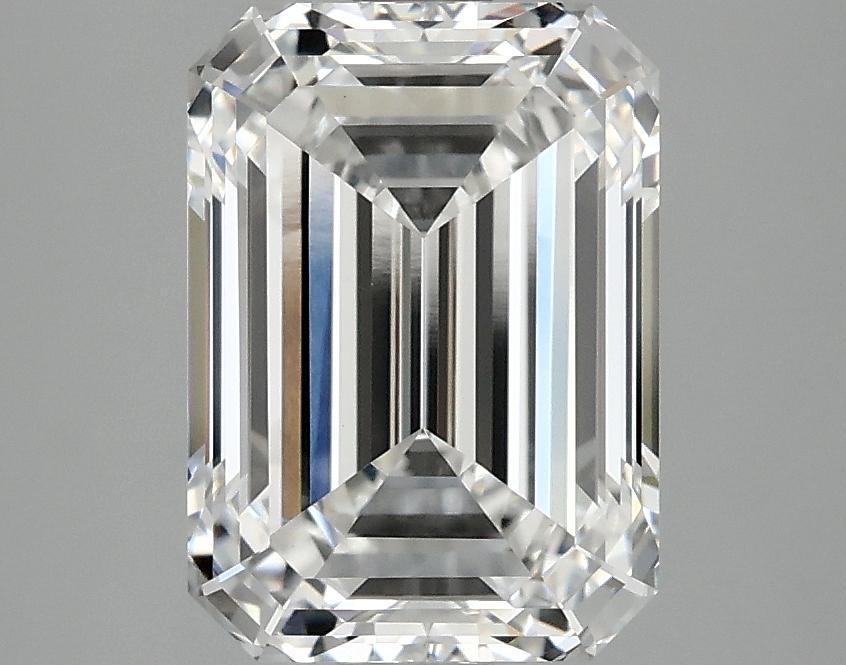 3.09 Carat Emerald Shaped Ideal Cut VVS2 IGI Certified Lab Grown Diamond