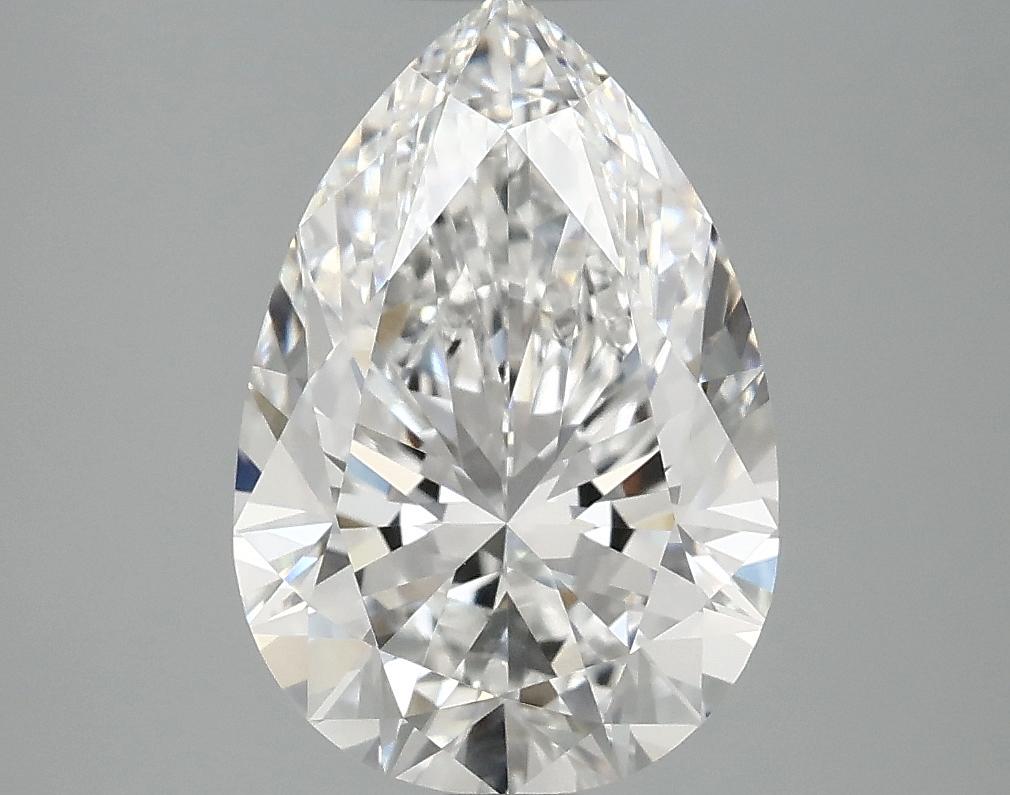 3.04 Carat Pear Shaped Excellent Cut VVS2 IGI Certified Lab Grown Diamond
