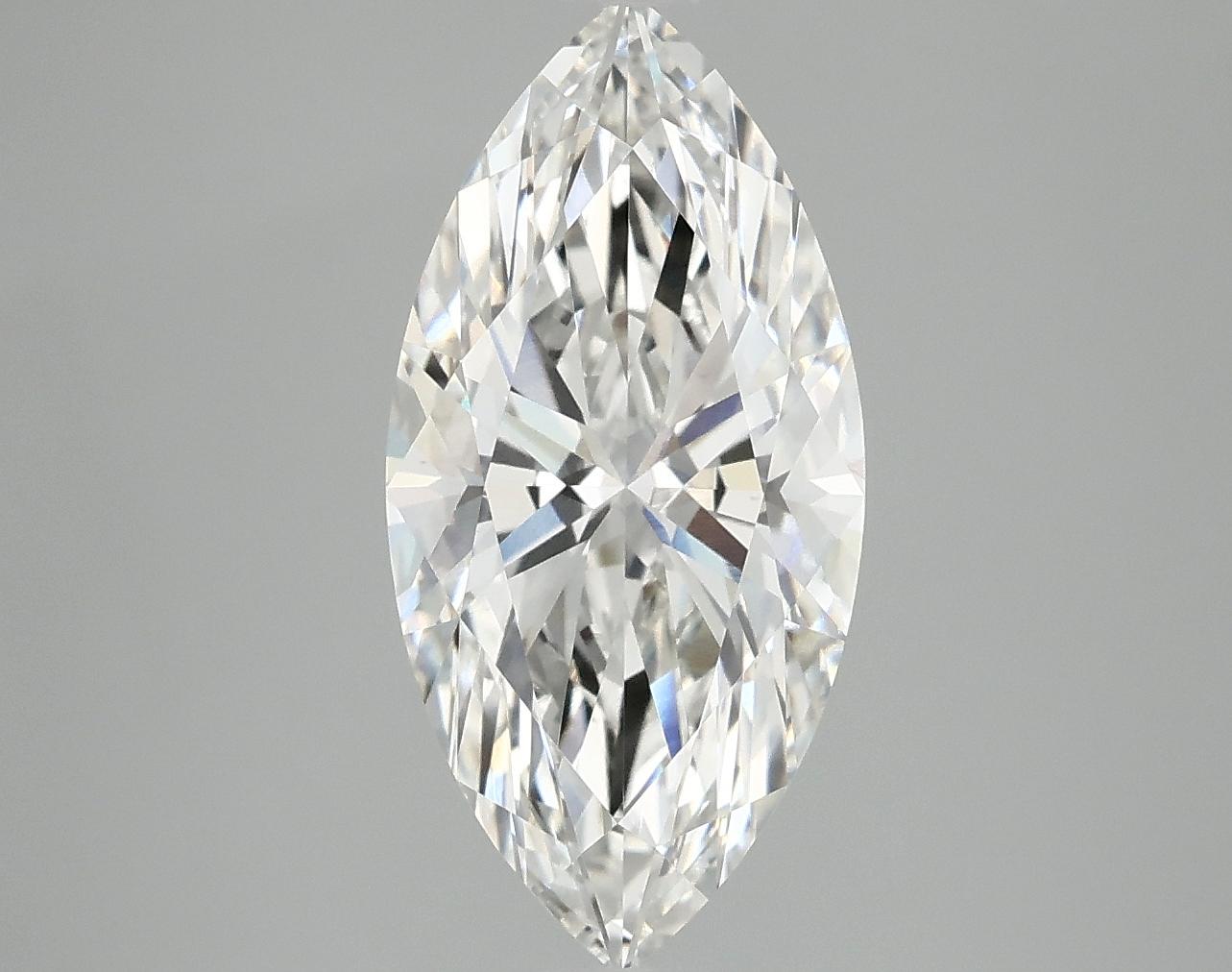 3.1 Carat Marquise Shaped Ideal Cut VVS2 IGI Certified Lab Grown Diamond