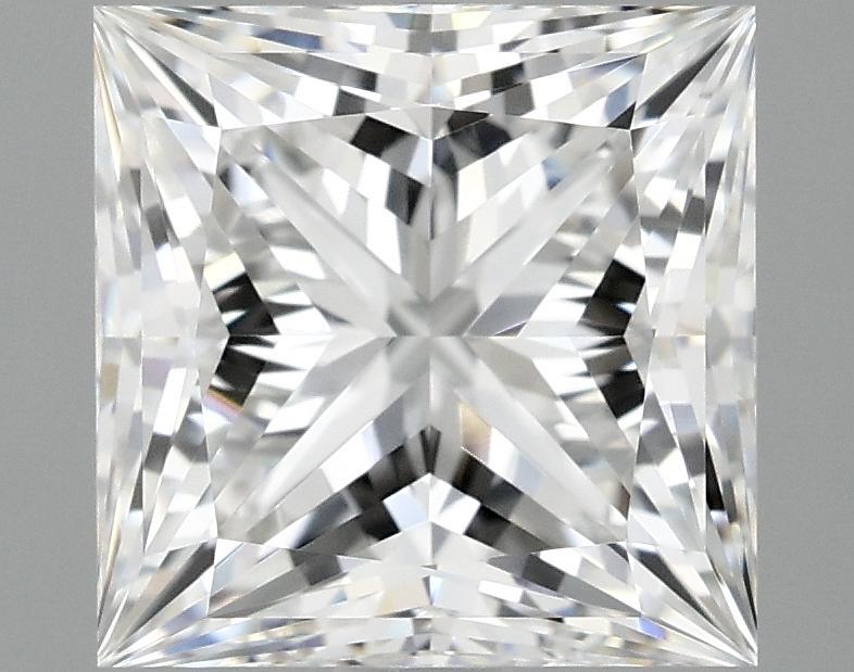 2.07 Carat Princess Shaped Ideal Cut VVS2 IGI Certified Lab Grown Diamond