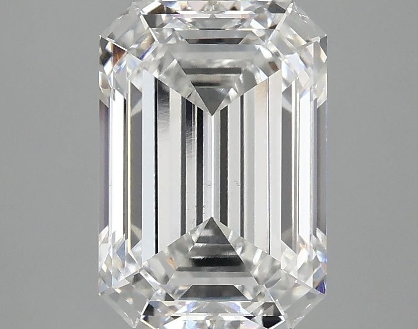 3.09 Carat Emerald Shaped Ideal Cut VS2 IGI Certified Lab Grown Diamond