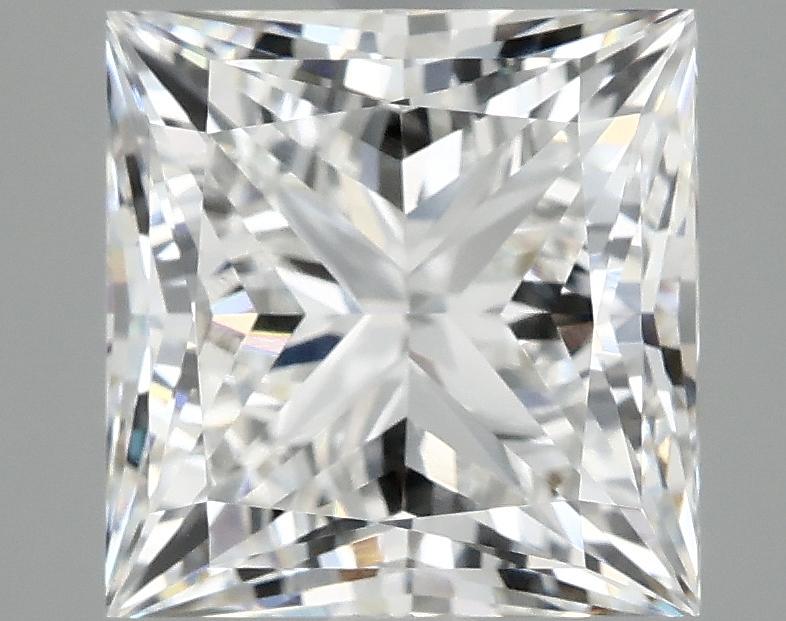 4.04 Carat Princess Shaped Ideal Cut VVS2 IGI Certified Lab Grown Diamond