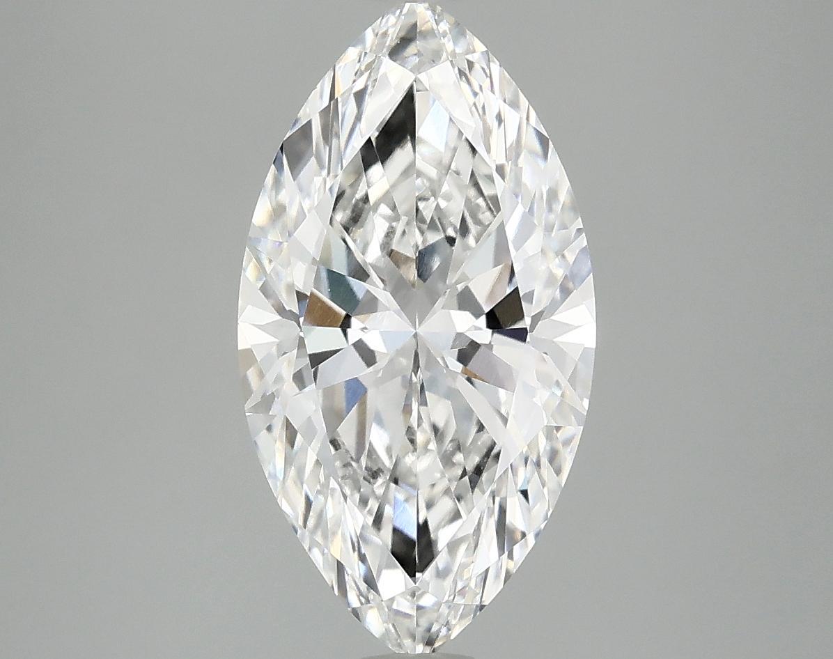 2.97 Carat Marquise Shaped Excellent Cut VVS2 IGI Certified Lab Grown Diamond