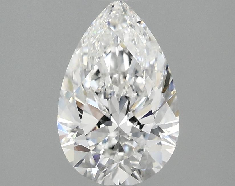 1.54 Carat Pear Shaped Ideal Cut VVS2 IGI Certified Lab Grown Diamond