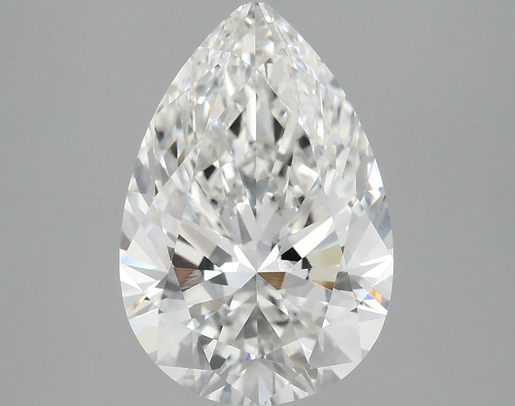 3.07 Carat Pear Shaped Excellent Cut VVS2 IGI Certified Lab Grown Diamond