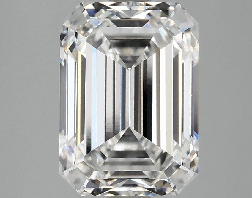 3.07 Carat Emerald Shaped Ideal Cut VVS2 IGI Certified Lab Grown Diamond