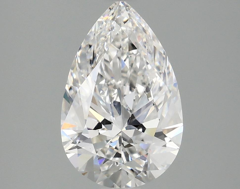2.04 Carat Pear Shaped Ideal Cut VVS2 IGI Certified Lab Grown Diamond