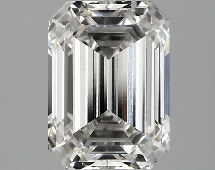 2.1 Carat Emerald Shaped Excellent Cut VVS2 IGI Certified Lab Grown Diamond