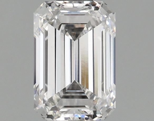 0.97 Carat Emerald Shaped Ideal Cut VVS2 IGI Certified Lab Grown Diamond