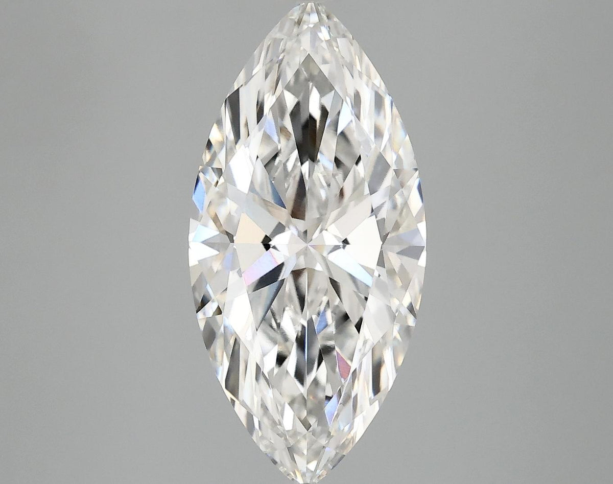 3.02 Carat Marquise Shaped Excellent Cut VVS2 IGI Certified Lab Grown Diamond