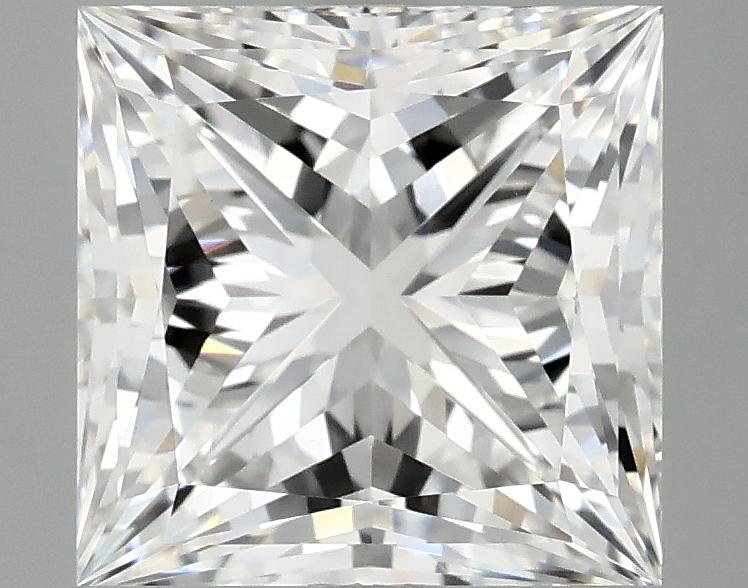 4.06 Carat Princess Shaped Ideal Cut VVS2 IGI Certified Lab Grown Diamond