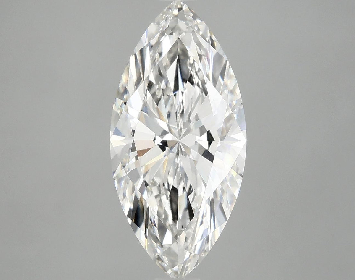 3.03 Carat Marquise Shaped Excellent Cut VVS2 IGI Certified Lab Grown Diamond