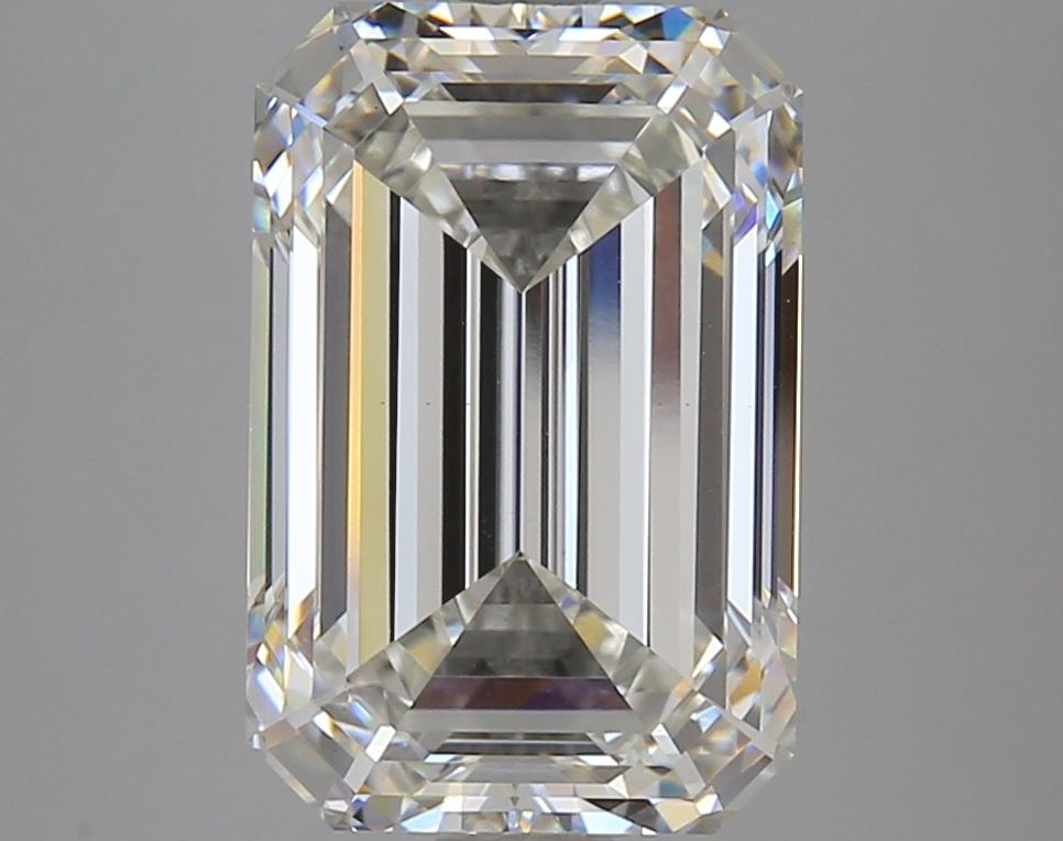 5.39 Carat Emerald Shaped Excellent Cut VVS2 IGI Certified Lab Grown Diamond