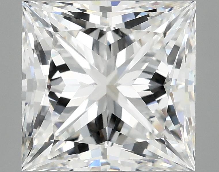 4.1 Carat Princess Shaped Ideal Cut VVS2 IGI Certified Lab Grown Diamond