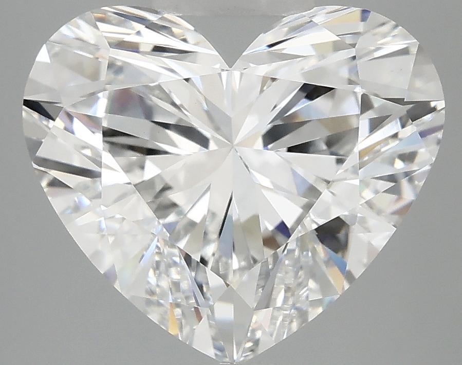 5.02 Carat Heart Shaped Ideal Cut VVS2 IGI Certified Lab Grown Diamond
