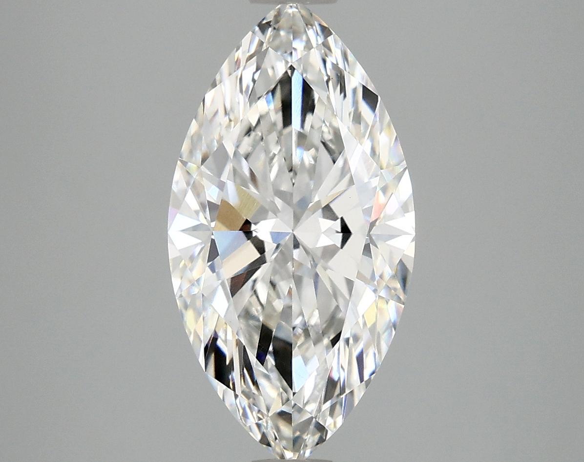 2.86 Carat Marquise Shaped Excellent Cut VVS2 IGI Certified Lab Grown Diamond