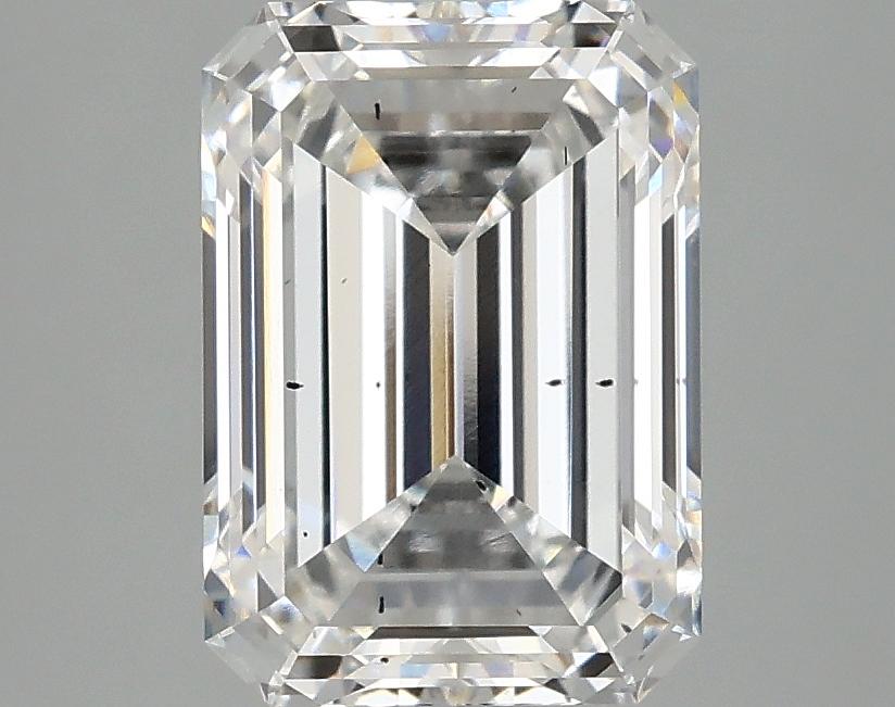 2.97 Carat Emerald Shaped Ideal Cut SI1 IGI Certified Lab Grown Diamond