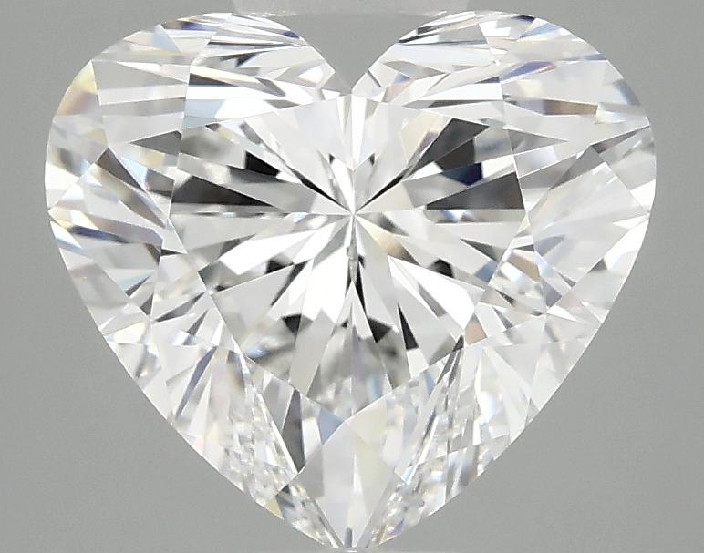 3.1 Carat Heart Shaped Ideal Cut VVS2 IGI Certified Lab Grown Diamond