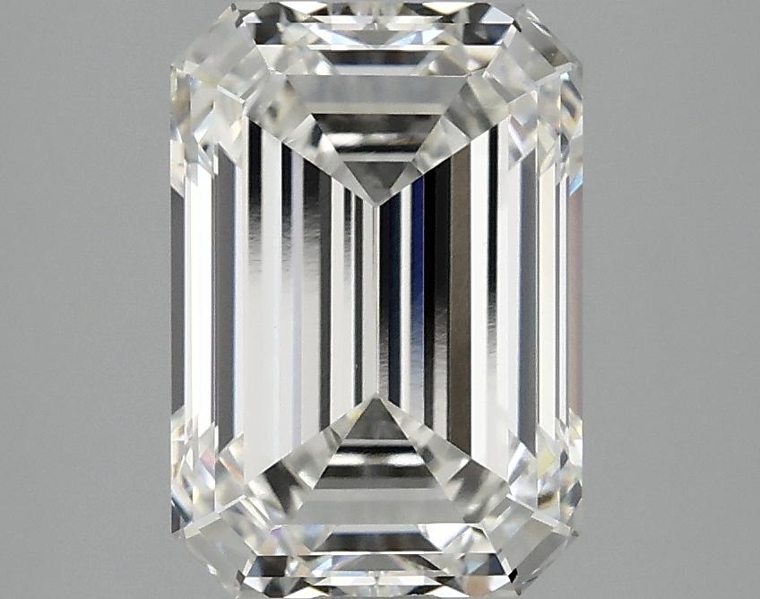 3.09 Carat Emerald Shaped Ideal Cut VVS2 IGI Certified Lab Grown Diamond