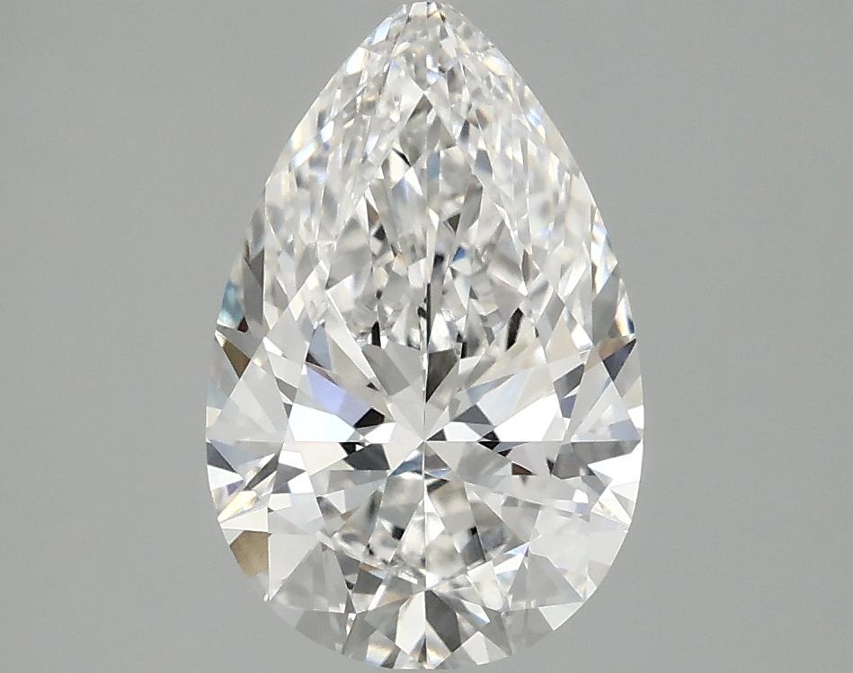 2.0 Carat Pear Shaped Ideal Cut VVS2 IGI Certified Lab Grown Diamond