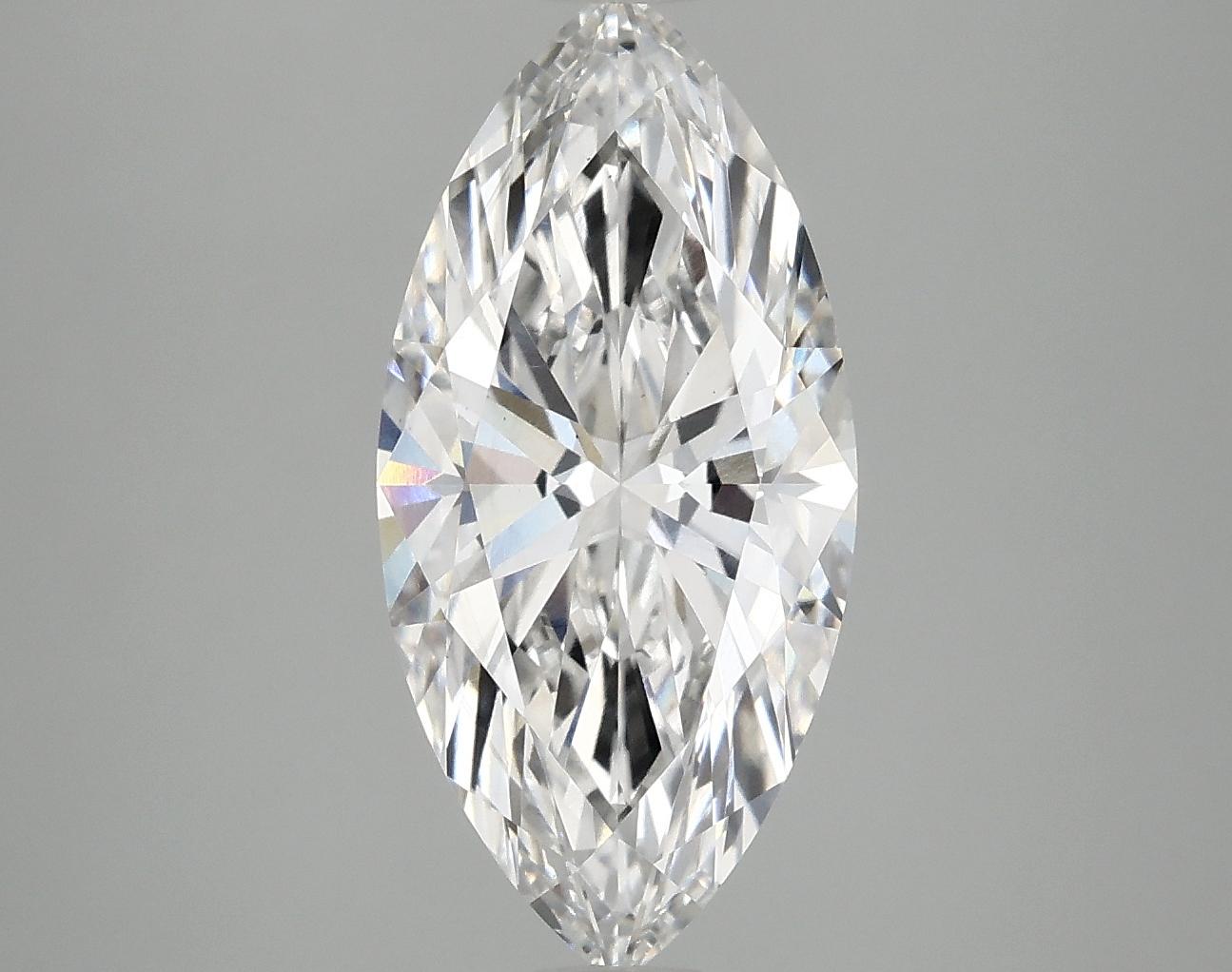 3.09 Carat Marquise Shaped Excellent Cut VS2 IGI Certified Lab Grown Diamond