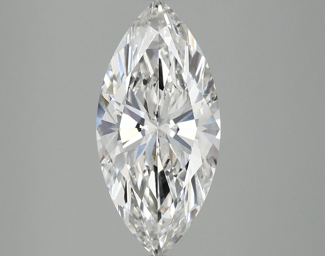 2.52 Carat Marquise Shaped Excellent Cut VS2 IGI Certified Lab Grown Diamond