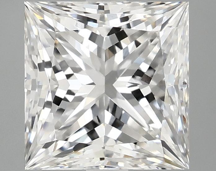 3.06 Carat Princess Shaped Ideal Cut VVS2 IGI Certified Lab Grown Diamond