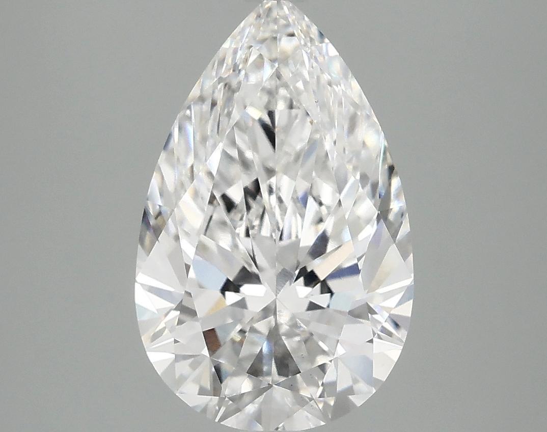 3.07 Carat Pear Shaped Ideal Cut VS1 IGI Certified Lab Grown Diamond
