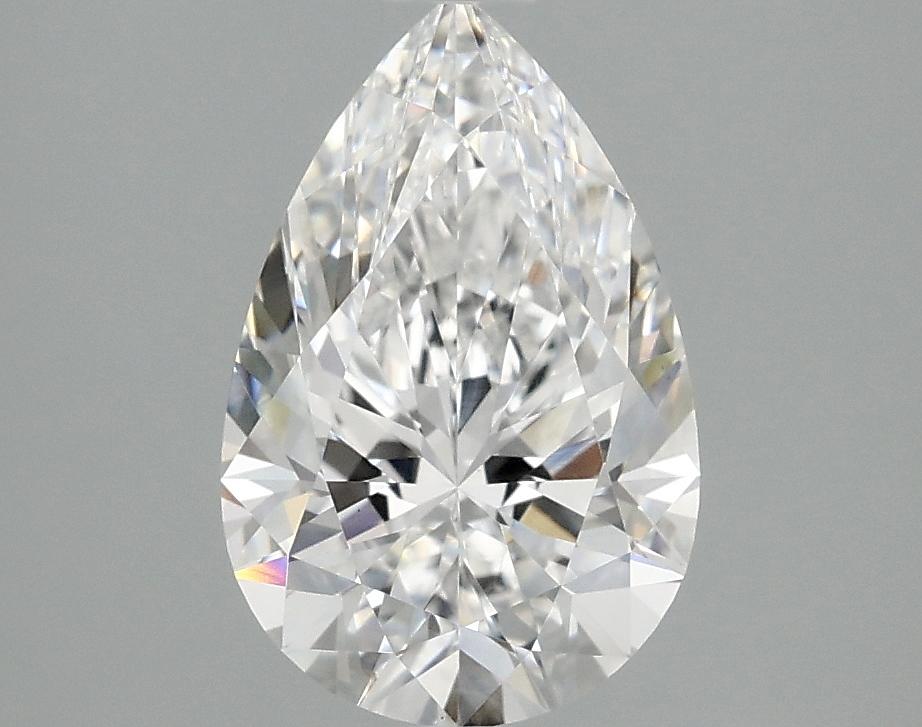 2.08 Carat Pear Shaped Excellent Cut VVS2 IGI Certified Lab Grown Diamond