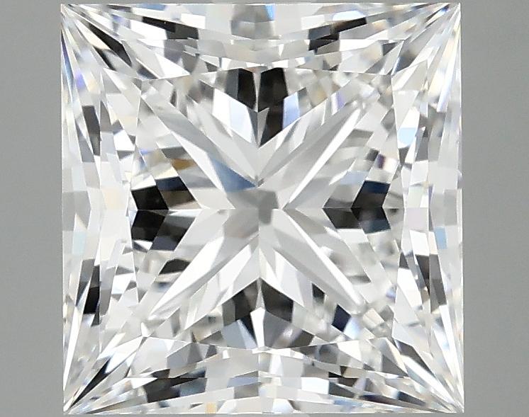 3.86 Carat Princess Shaped Ideal Cut VVS2 IGI Certified Lab Grown Diamond