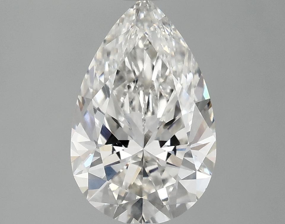 2.06 Carat Pear Shaped Ideal Cut VVS2 IGI Certified Lab Grown Diamond