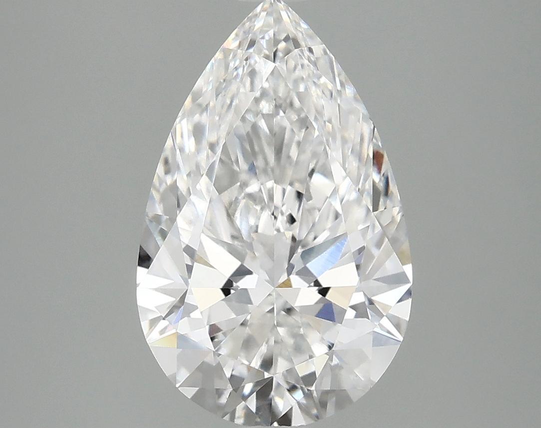 3.03 Carat Pear Shaped Ideal Cut VVS2 IGI Certified Lab Grown Diamond