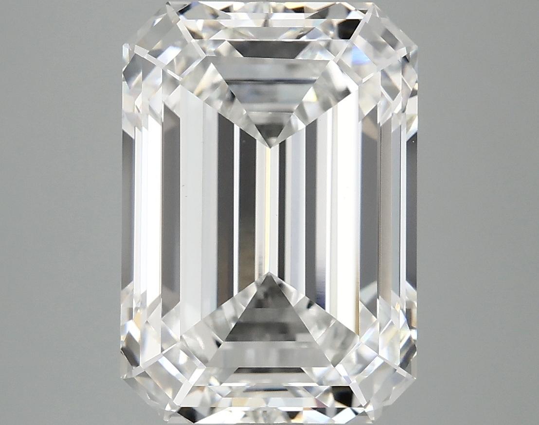 7.09 Carat Emerald Shaped Ideal Cut VVS2 IGI Certified Lab Grown Diamond