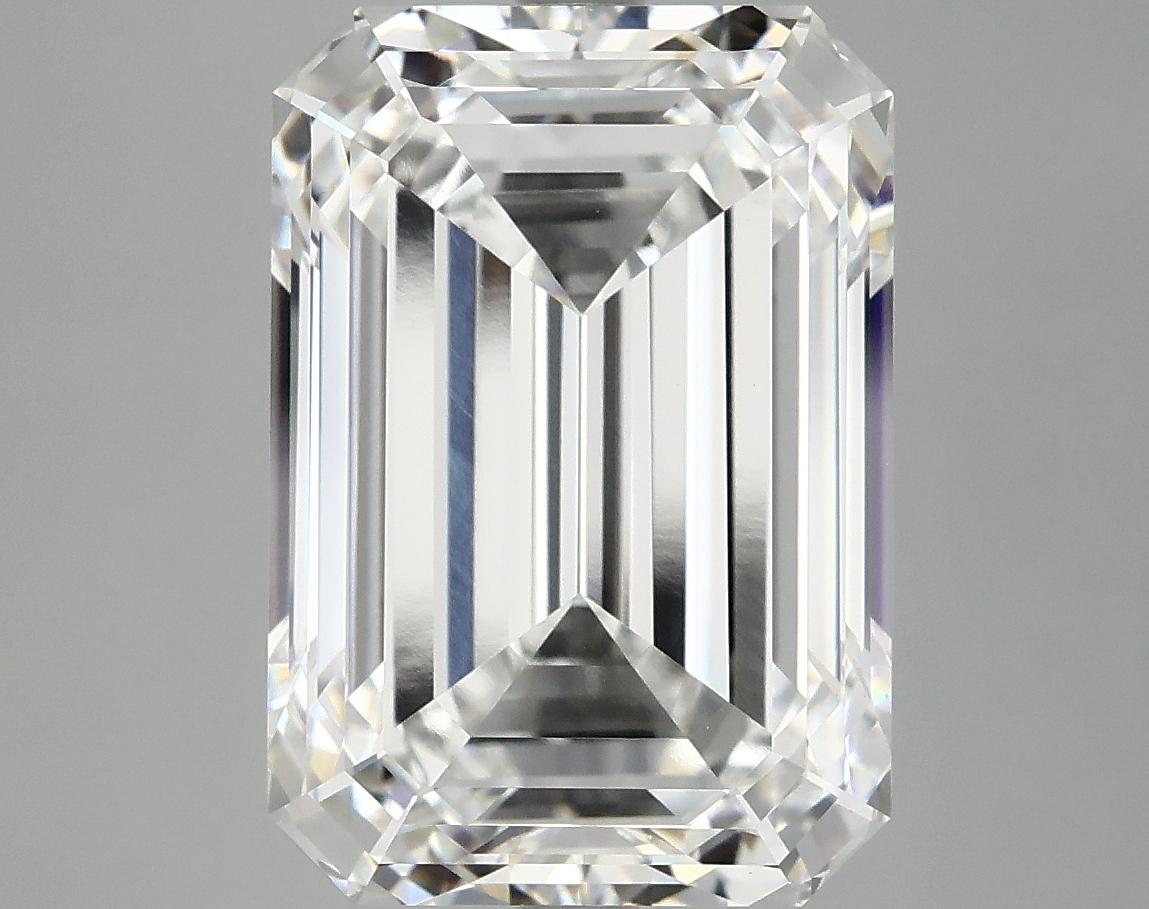 7.62 Carat Emerald Shaped Ideal Cut VS1 IGI Certified Lab Grown Diamond