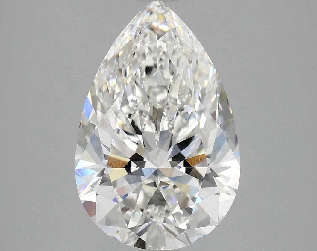 3.06 Carat Pear Shaped Excellent Cut VVS2 IGI Certified Lab Grown Diamond