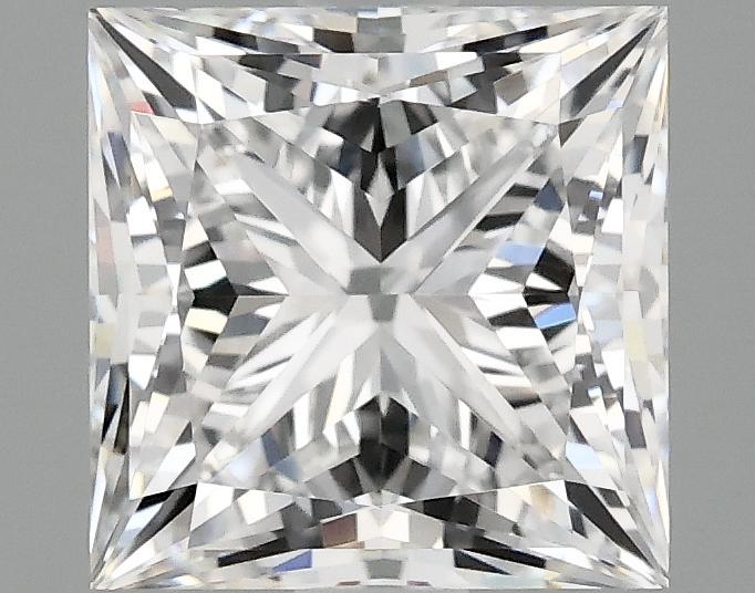 2.09 Carat Princess Shaped Ideal Cut VVS2 IGI Certified Lab Grown Diamond