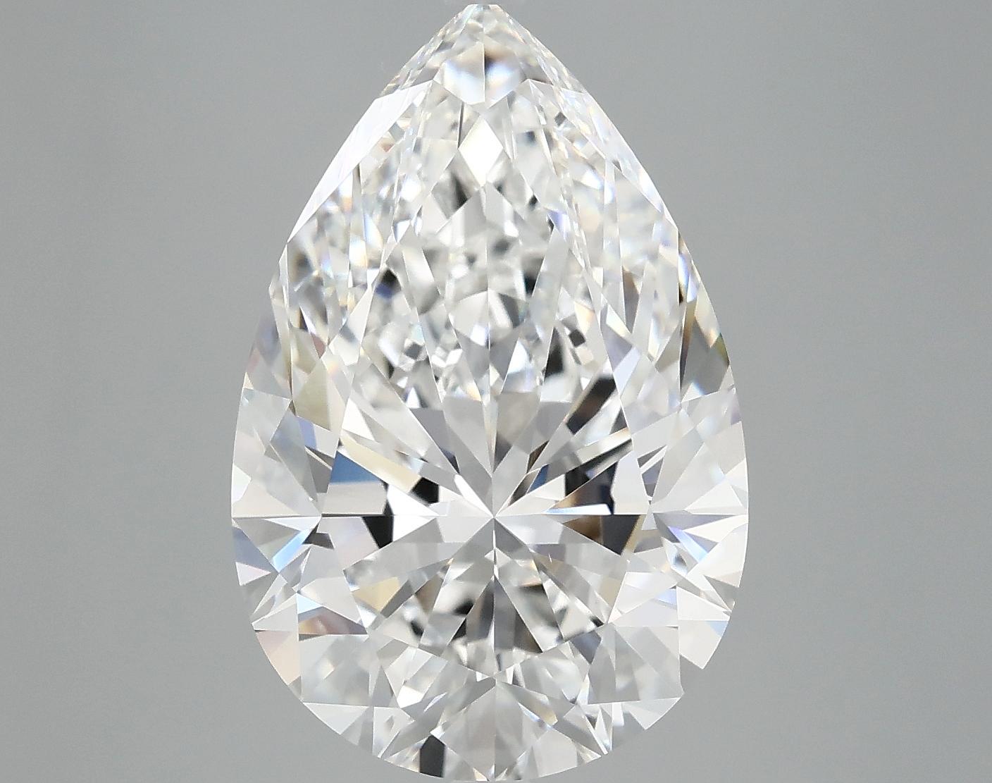 6.63 Carat Pear Shaped Excellent Cut VS1 IGI Certified Lab Grown Diamond
