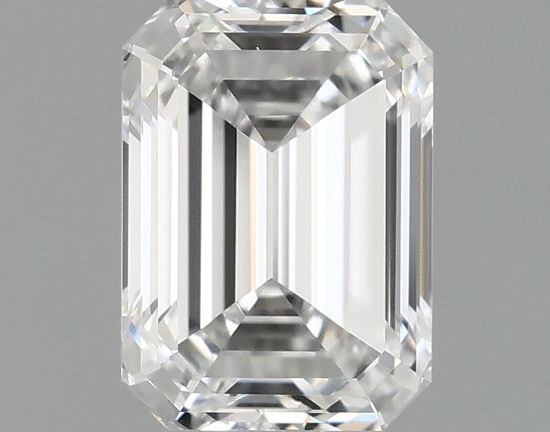0.97 Carat Emerald Shaped Excellent Cut VVS2 IGI Certified Lab Grown Diamond