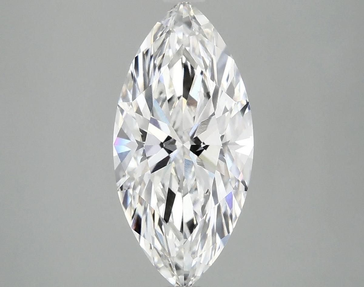 2.53 Carat Marquise Shaped Excellent Cut VS1 IGI Certified Lab Grown Diamond