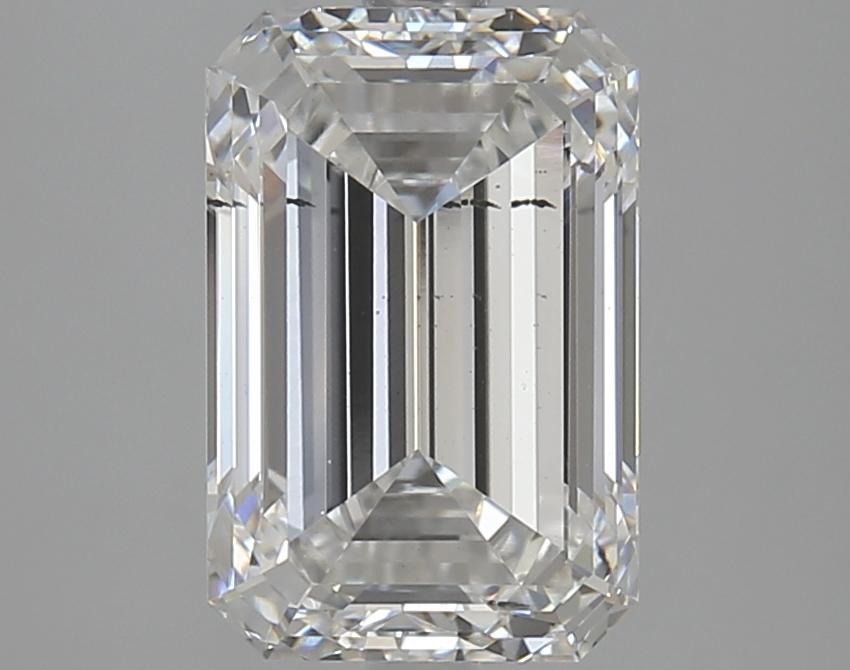 3.73 Carat Emerald Shaped Excellent Cut SI1 IGI Certified Lab Grown Diamond