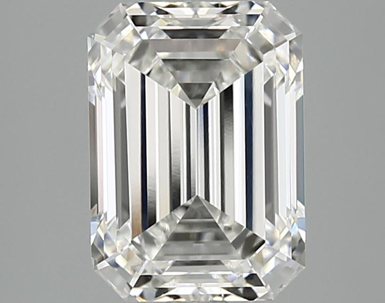 3.03 Carat Emerald Shaped Excellent Cut VVS2 IGI Certified Lab Grown Diamond