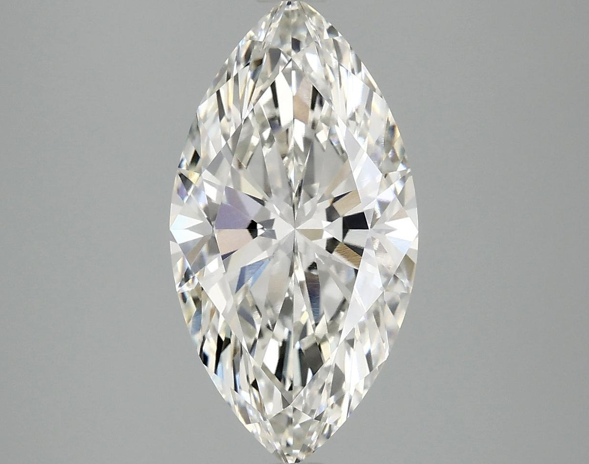 3.06 Carat Marquise Shaped Excellent Cut VVS2 IGI Certified Lab Grown Diamond