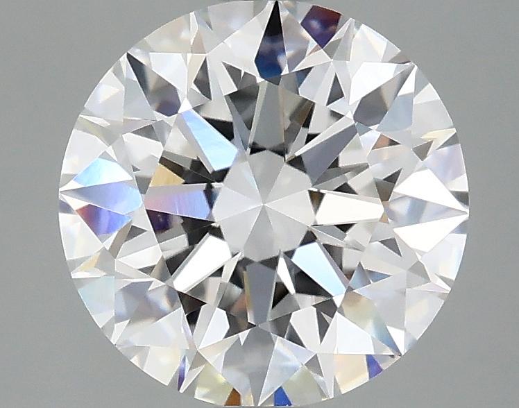 2.57 Carat Round Shaped Ideal Cut VVS2 IGI Certified Lab Grown Diamond