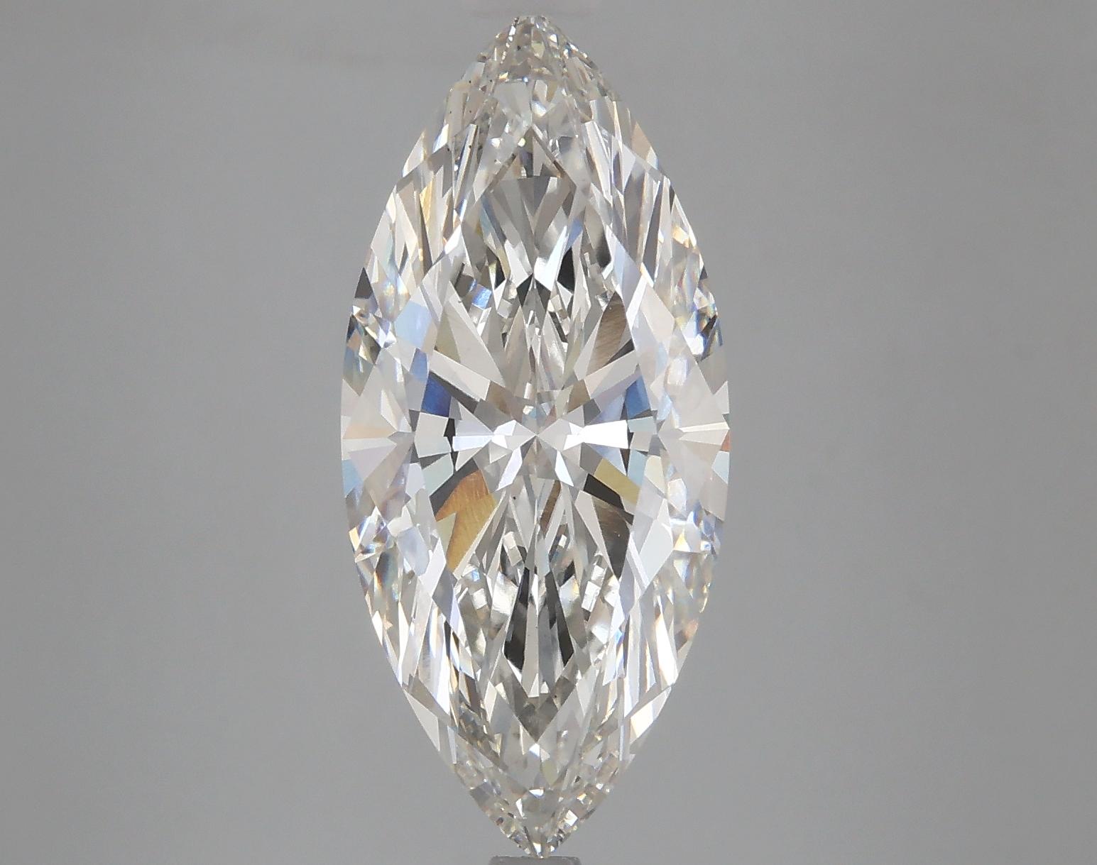 4.38 Carat Marquise Shaped Excellent Cut VS1 IGI Certified Lab Grown Diamond