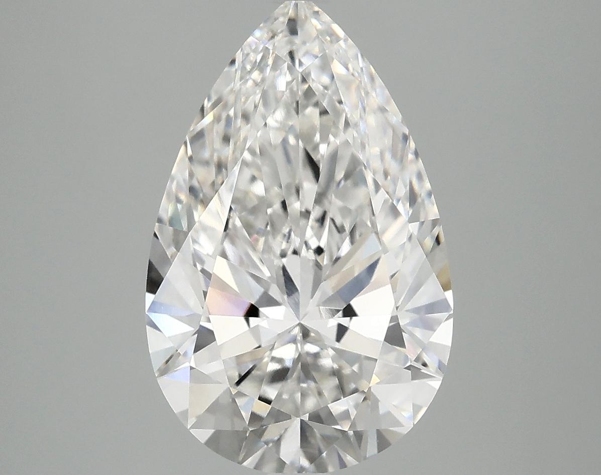 4.05 Carat Pear Shaped Ideal Cut VVS2 IGI Certified Lab Grown Diamond