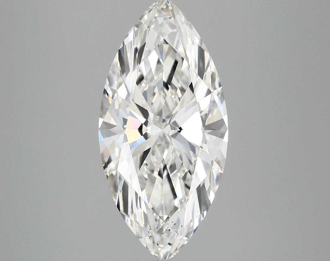 3.08 Carat Marquise Shaped Excellent Cut VS2 IGI Certified Lab Grown Diamond