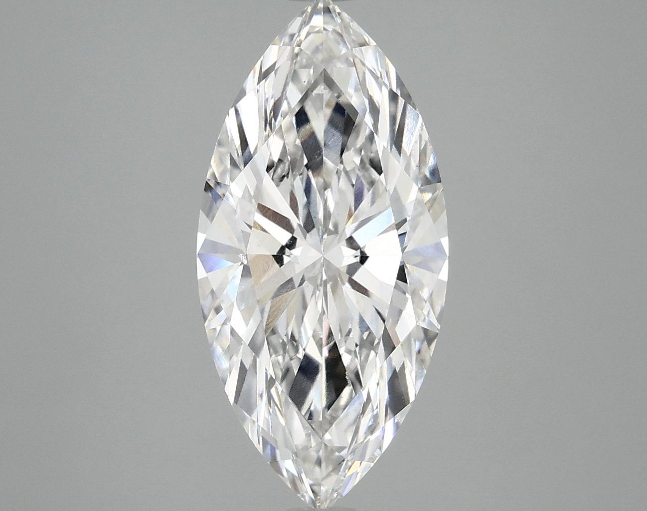 3.05 Carat Marquise Shaped Ideal Cut VS2 IGI Certified Lab Grown Diamond