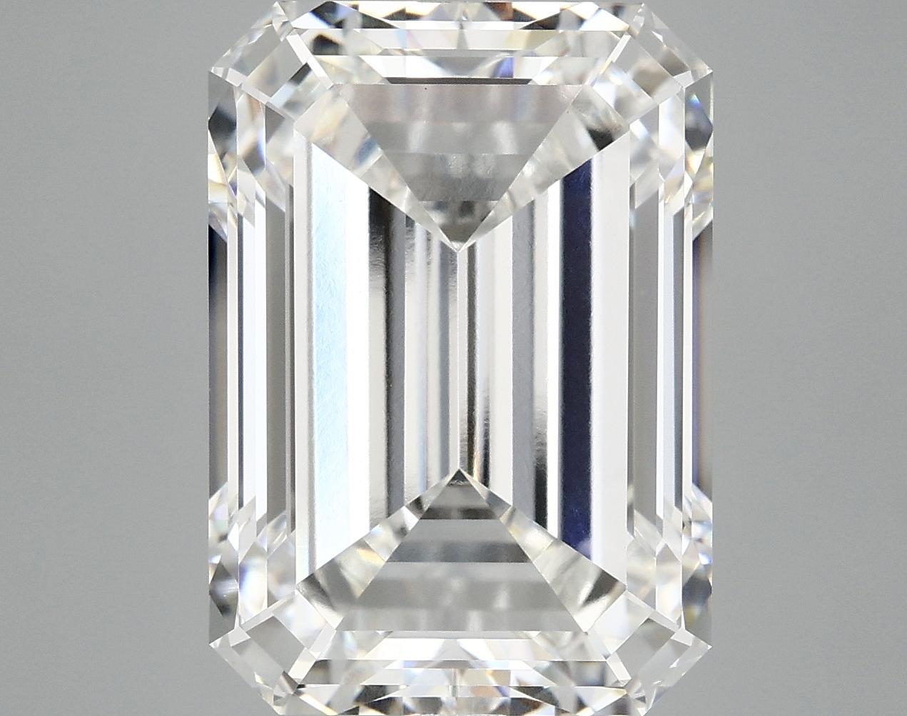 11.29 Carat Emerald Shaped Ideal Cut VVS2 IGI Certified Lab Grown Diamond