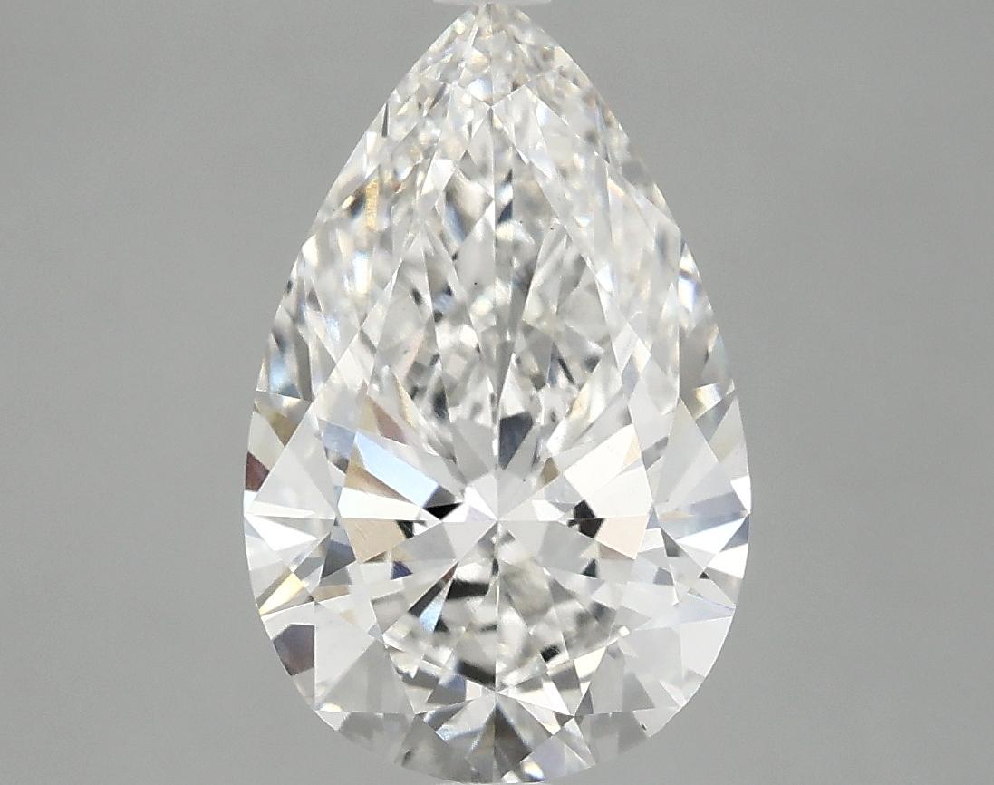 3.09 Carat Pear Shaped Ideal Cut VS1 IGI Certified Lab Grown Diamond